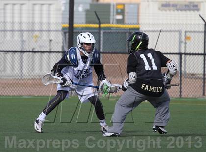 Thumbnail 3 in Faith Lutheran vs Tanque Verde (Salpointe Catholic Preseason Tournament) photogallery.