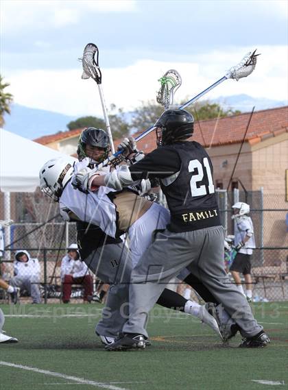 Thumbnail 2 in Faith Lutheran vs Tanque Verde (Salpointe Catholic Preseason Tournament) photogallery.