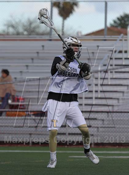 Thumbnail 1 in Faith Lutheran vs Tanque Verde (Salpointe Catholic Preseason Tournament) photogallery.
