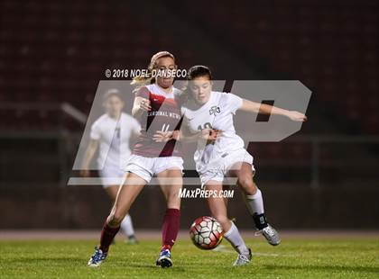 Thumbnail 1 in Cardinal Newman @ Sacred Heart Cathedral Preparatory (CIF NorCal Regional D3 Semifinal) photogallery.