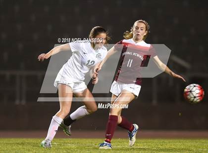 Thumbnail 3 in Cardinal Newman @ Sacred Heart Cathedral Preparatory (CIF NorCal Regional D3 Semifinal) photogallery.