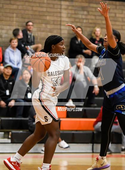Thumbnail 1 in Salesian College Preparatory vs. Shadow Mountain (NIKE Tournament of Champions) photogallery.