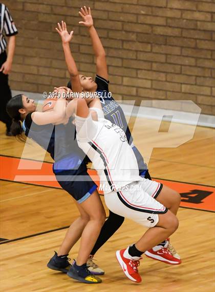 Thumbnail 3 in Salesian College Preparatory vs. Shadow Mountain (NIKE Tournament of Champions) photogallery.