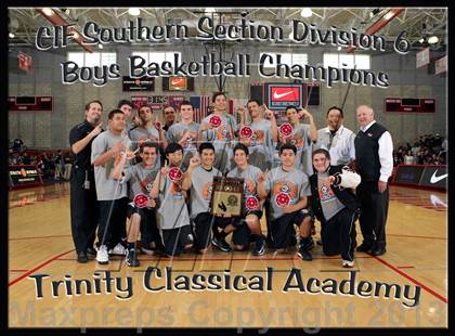 Thumbnail 1 in Trinity Classical Academy vs. Rio Hondo Prep (CIF SS D6 Final) photogallery.