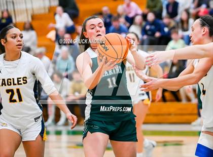 Thumbnail 2 in Barrington vs. Chariho (RIIL Elite 8) photogallery.