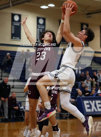 Thumbnail 2 in Exeter vs Goffstown (NHIAA Division I First Round) photogallery.