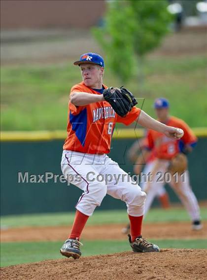 Thumbnail 2 in Robinson vs. Marvin Ridge (NCHAA State Playoffs) photogallery.