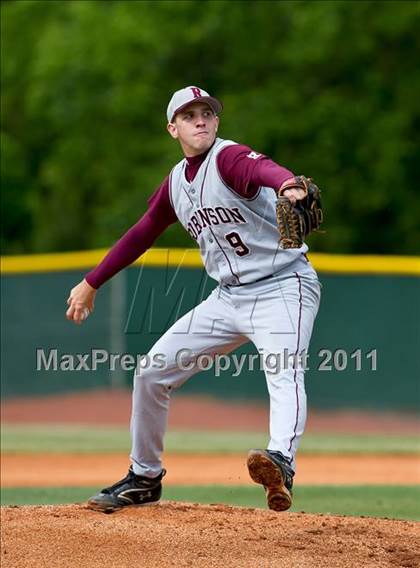Thumbnail 3 in Robinson vs. Marvin Ridge (NCHAA State Playoffs) photogallery.