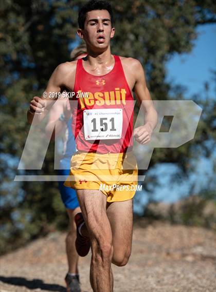 Thumbnail 3 in CIF Sac-Joaquin Section Cross Country Championships (D1 Boys) photogallery.