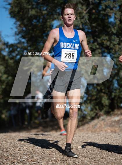 Thumbnail 2 in CIF Sac-Joaquin Section Cross Country Championships (D1 Boys) photogallery.