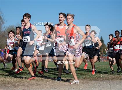 Thumbnail 3 in CIF Sac-Joaquin Section Cross Country Championships (D1 Boys) photogallery.