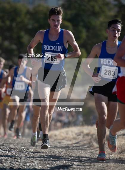 Thumbnail 3 in CIF Sac-Joaquin Section Cross Country Championships (D1 Boys) photogallery.
