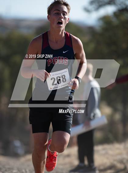 Thumbnail 2 in CIF Sac-Joaquin Section Cross Country Championships (D1 Boys) photogallery.
