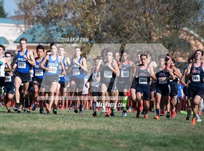 Thumbnail 3 in CIF Sac-Joaquin Section Cross Country Championships (D1 Boys) photogallery.