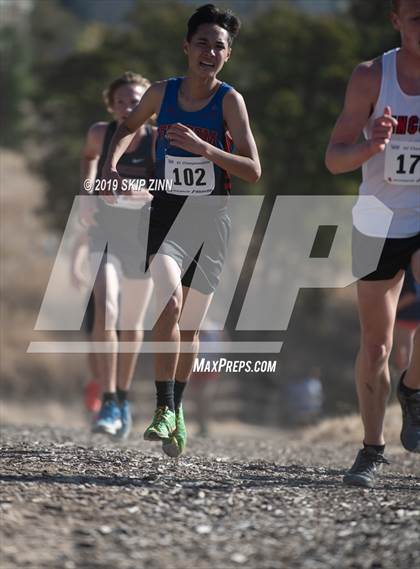 Thumbnail 1 in CIF Sac-Joaquin Section Cross Country Championships (D1 Boys) photogallery.