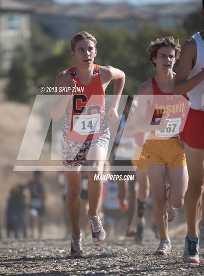 Thumbnail 3 in CIF Sac-Joaquin Section Cross Country Championships (D1 Boys) photogallery.