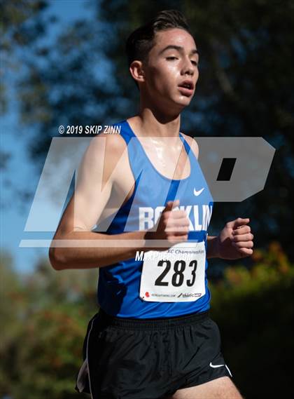 Thumbnail 3 in CIF Sac-Joaquin Section Cross Country Championships (D1 Boys) photogallery.