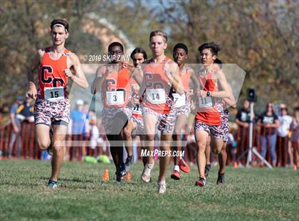 Thumbnail 2 in CIF Sac-Joaquin Section Cross Country Championships (D1 Boys) photogallery.