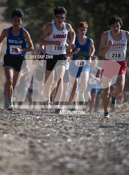 Thumbnail 3 in CIF Sac-Joaquin Section Cross Country Championships (D1 Boys) photogallery.