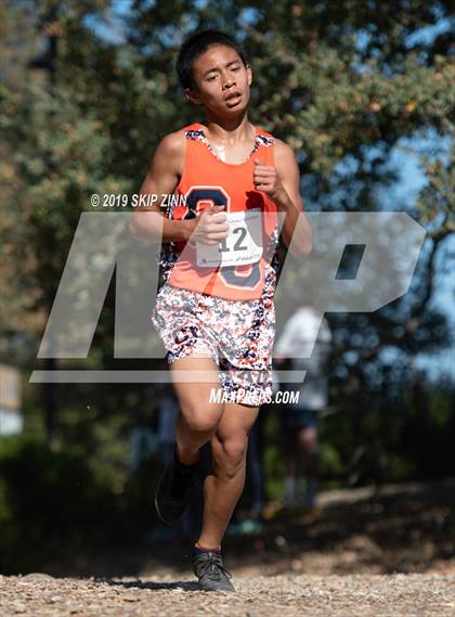 Thumbnail 2 in CIF Sac-Joaquin Section Cross Country Championships (D1 Boys) photogallery.