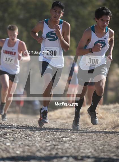 Thumbnail 3 in CIF Sac-Joaquin Section Cross Country Championships (D1 Boys) photogallery.