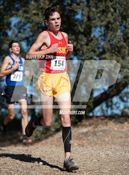 Thumbnail 1 in CIF Sac-Joaquin Section Cross Country Championships (D1 Boys) photogallery.
