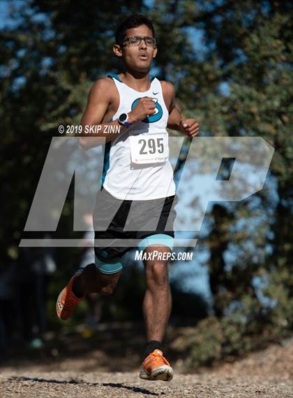 Thumbnail 2 in CIF Sac-Joaquin Section Cross Country Championships (D1 Boys) photogallery.