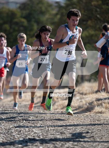 Thumbnail 3 in CIF Sac-Joaquin Section Cross Country Championships (D1 Boys) photogallery.
