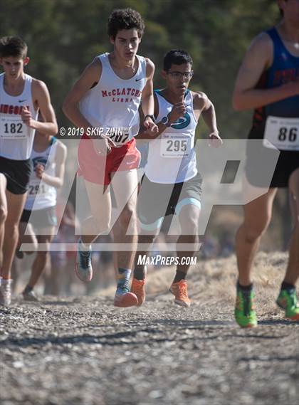 Thumbnail 2 in CIF Sac-Joaquin Section Cross Country Championships (D1 Boys) photogallery.