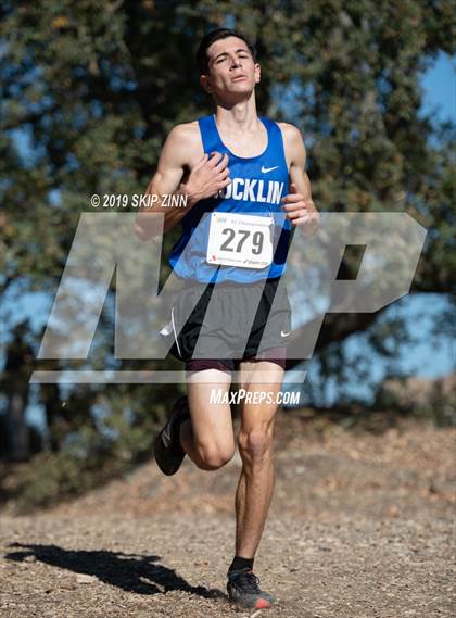 Thumbnail 2 in CIF Sac-Joaquin Section Cross Country Championships (D1 Boys) photogallery.