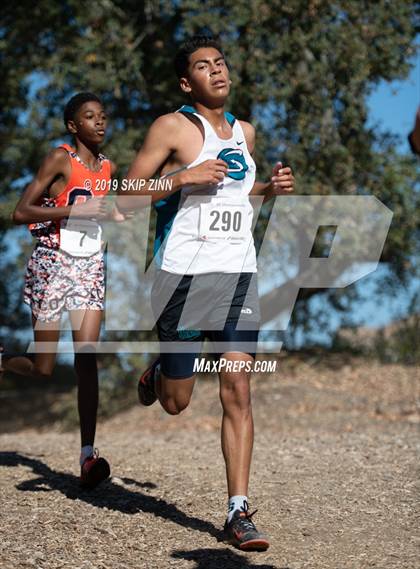 Thumbnail 1 in CIF Sac-Joaquin Section Cross Country Championships (D1 Boys) photogallery.