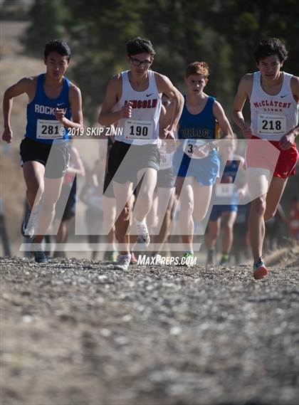 Thumbnail 2 in CIF Sac-Joaquin Section Cross Country Championships (D1 Boys) photogallery.