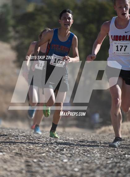 Thumbnail 3 in CIF Sac-Joaquin Section Cross Country Championships (D1 Boys) photogallery.