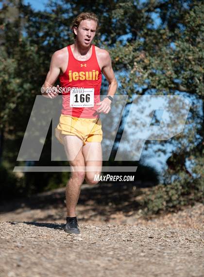 Thumbnail 2 in CIF Sac-Joaquin Section Cross Country Championships (D1 Boys) photogallery.