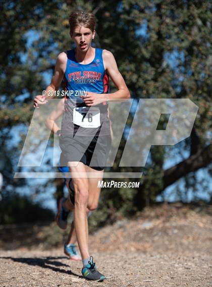 Thumbnail 2 in CIF Sac-Joaquin Section Cross Country Championships (D1 Boys) photogallery.