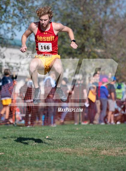 Thumbnail 2 in CIF Sac-Joaquin Section Cross Country Championships (D1 Boys) photogallery.