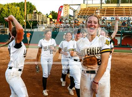 Thumbnail 3 in Neches vs. Jonesboro (UIL 1A Softball Final) photogallery.