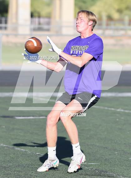 Thumbnail 3 in Pinnacle vs. Northwest Christian (Pinnacle 7-on-7 Tournament) photogallery.