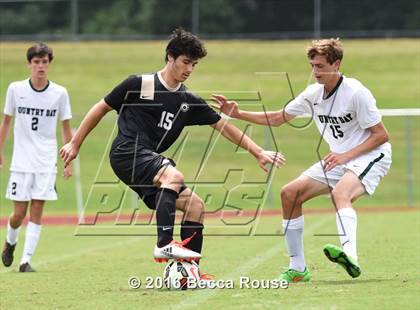 Thumbnail 2 in Providence vs Charlotte Country Day School (Soccer for a Cure) photogallery.