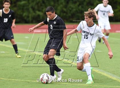 Thumbnail 2 in Providence vs Charlotte Country Day School (Soccer for a Cure) photogallery.