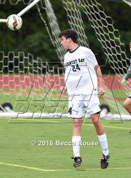 Thumbnail 3 in Providence vs Charlotte Country Day School (Soccer for a Cure) photogallery.