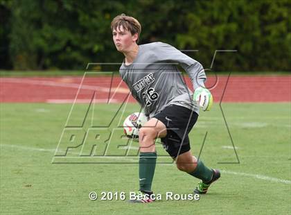 Thumbnail 1 in Providence vs Charlotte Country Day School (Soccer for a Cure) photogallery.