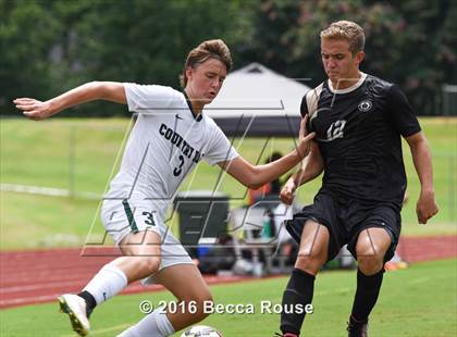 Thumbnail 1 in Providence vs Charlotte Country Day School (Soccer for a Cure) photogallery.