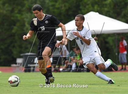 Thumbnail 3 in Providence vs Charlotte Country Day School (Soccer for a Cure) photogallery.
