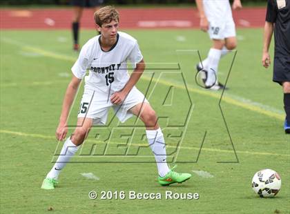 Thumbnail 3 in Providence vs Charlotte Country Day School (Soccer for a Cure) photogallery.