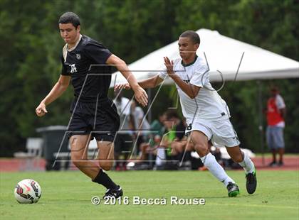 Thumbnail 2 in Providence vs Charlotte Country Day School (Soccer for a Cure) photogallery.