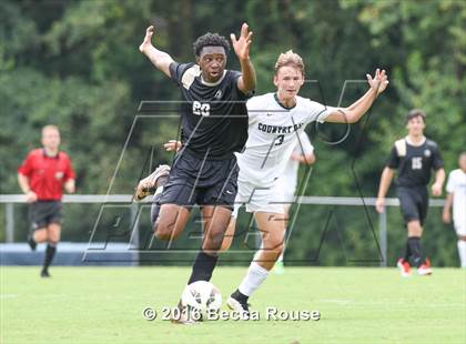 Thumbnail 2 in Providence vs Charlotte Country Day School (Soccer for a Cure) photogallery.