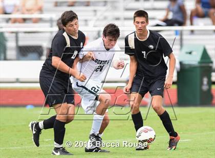 Thumbnail 3 in Providence vs Charlotte Country Day School (Soccer for a Cure) photogallery.
