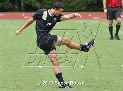Thumbnail 2 in Providence vs Charlotte Country Day School (Soccer for a Cure) photogallery.