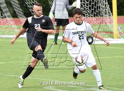 Thumbnail 3 in Providence vs Charlotte Country Day School (Soccer for a Cure) photogallery.